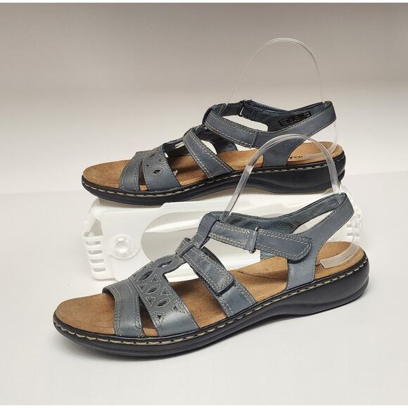 Clark Genuine Leather Sandals Women shoes Size US 9M - Picture 3 of 11